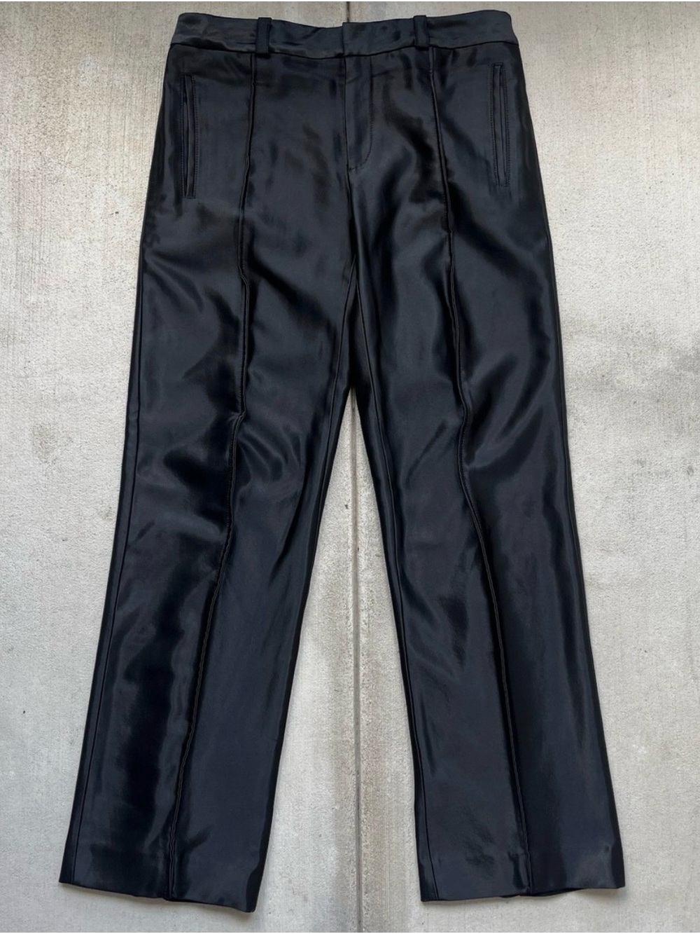 Ann Demeulemeester 35x34 cotton sateen trousers